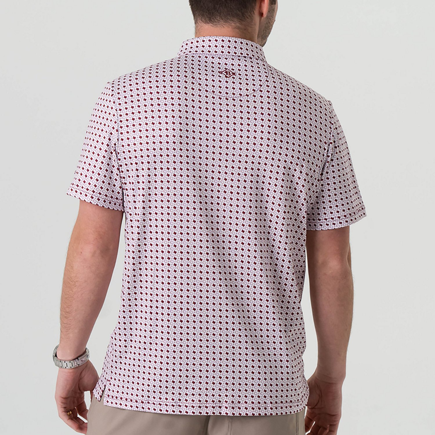 BURLEBO Men's Texas Pride Performance Polo Shirt - view number 2