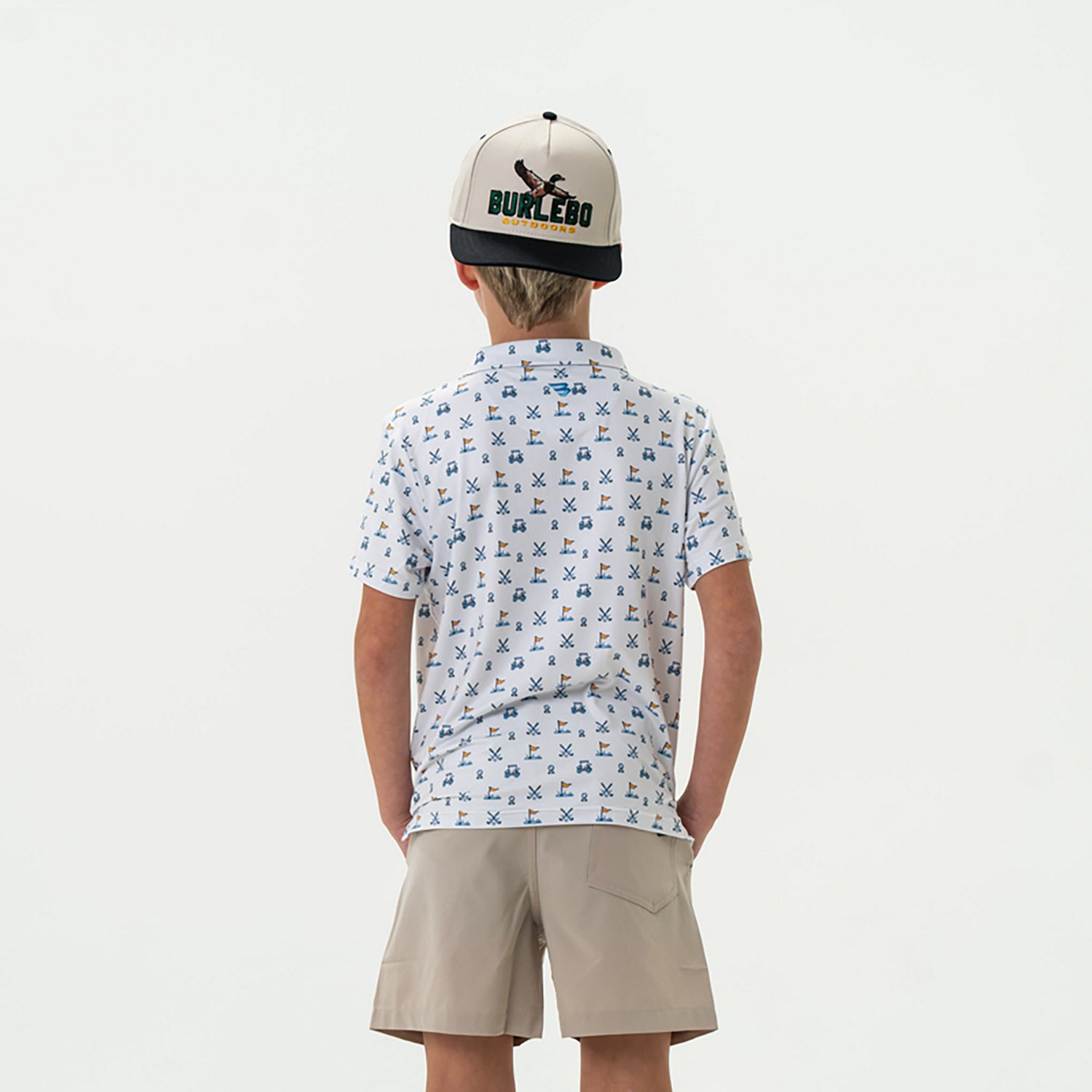 BURLEBO Boys' Performance Polo Shirt                                                                                             - view number 2