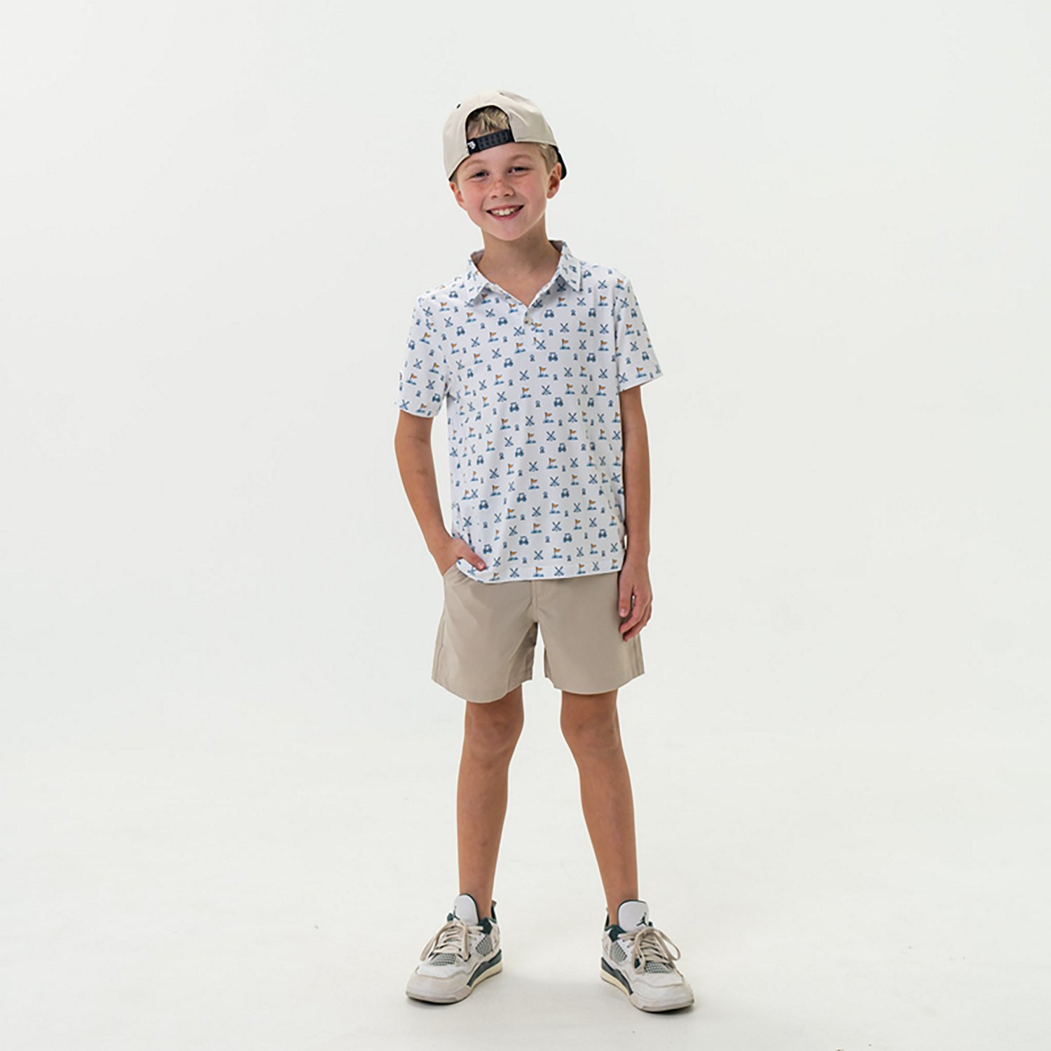 BURLEBO Boys' Performance Polo Shirt                                                                                             - view number 3