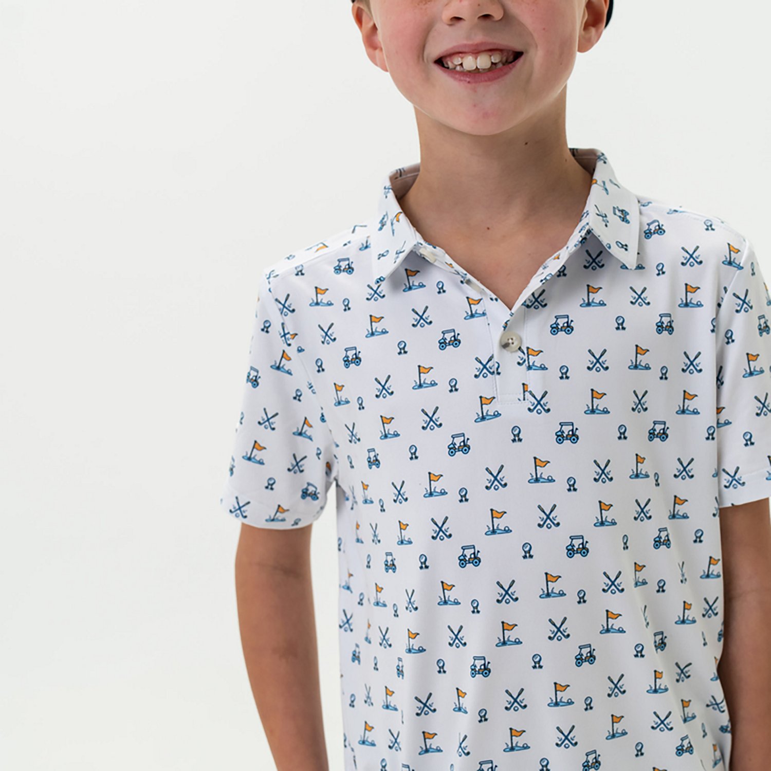 BURLEBO Boys' Performance Polo Shirt                                                                                             - view number 4