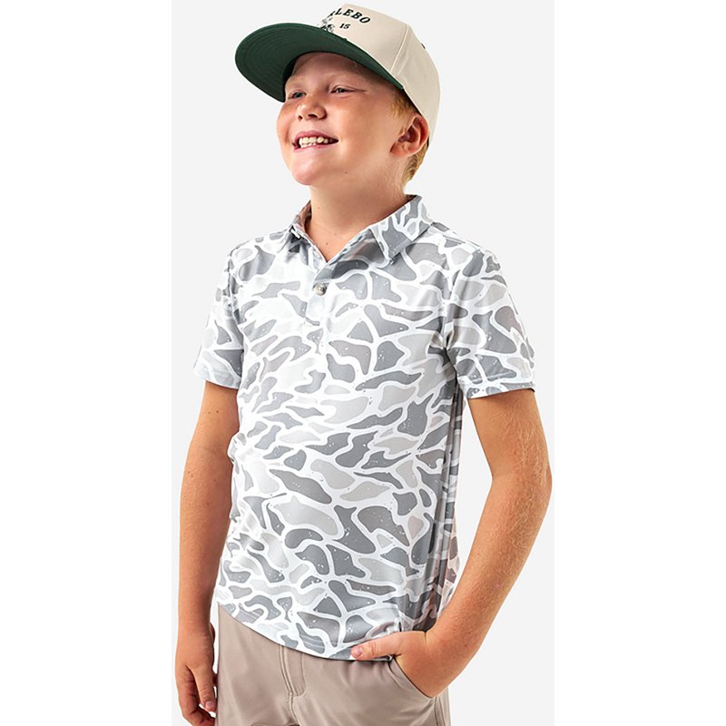 BURLEBO Boys' Performance Polo Shirt