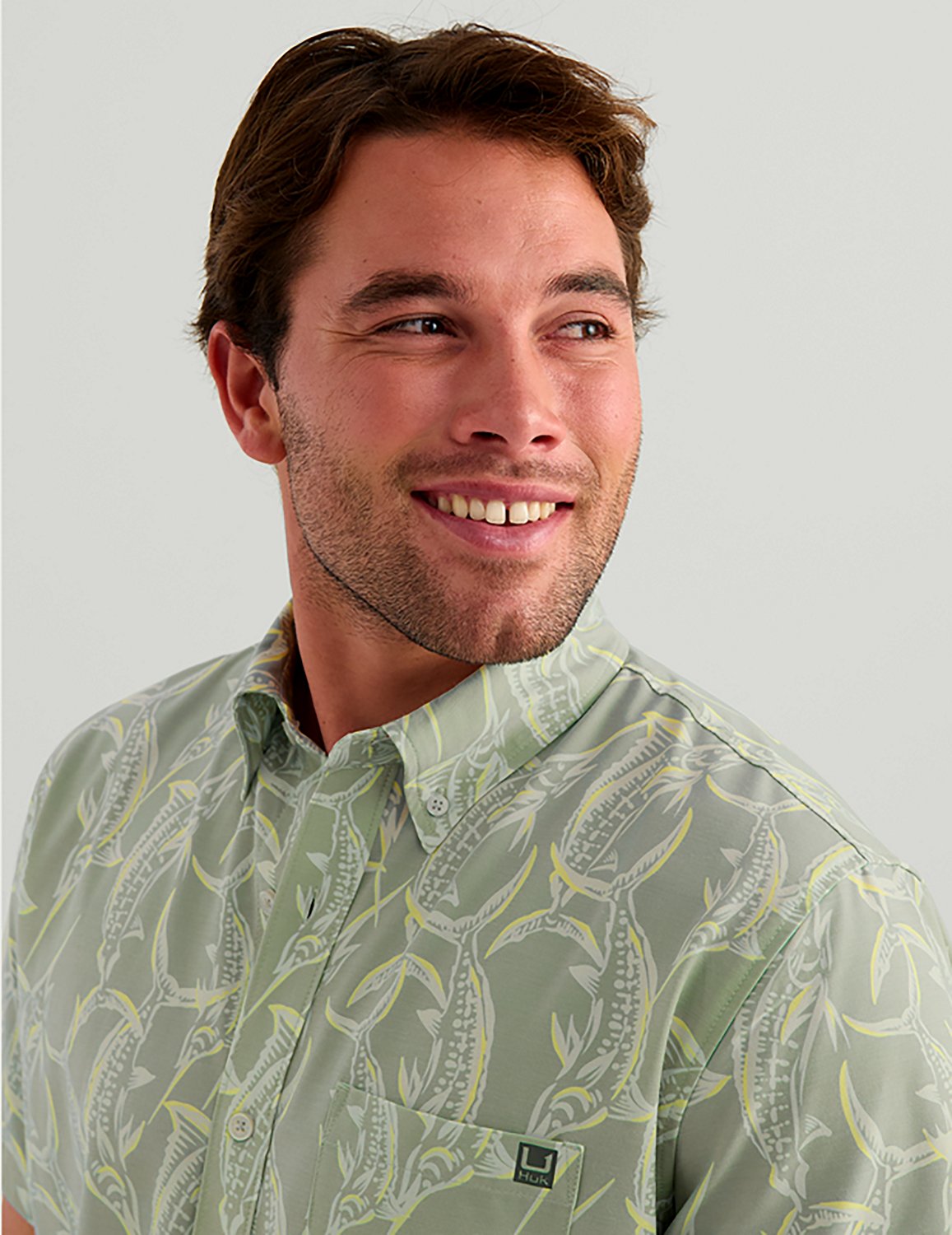 HUK Men's Kona Short Sleeve PRINT Shirt - view number 3