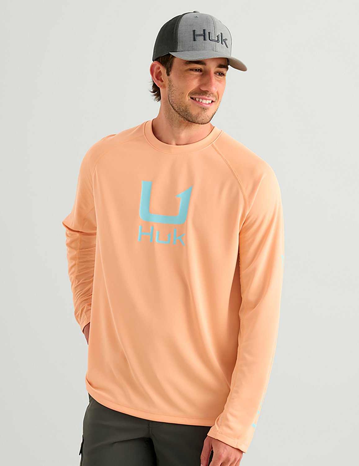 Huk Men's Icon LS Crew