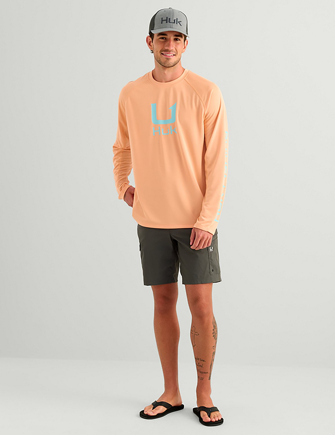 Huk Men's Icon LS Crew - view number 5