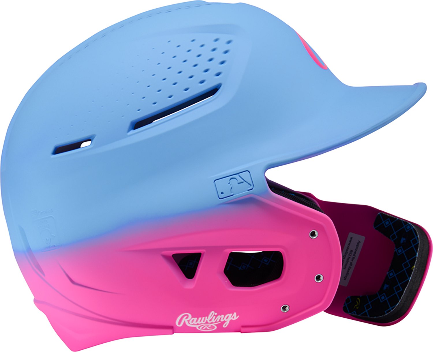 Rawlings Men's RX2 Reversible Jawguard Helmet - view number 3