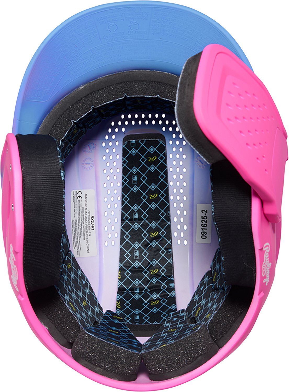Rawlings Men's RX2 Reversible Jawguard Helmet - view number 7