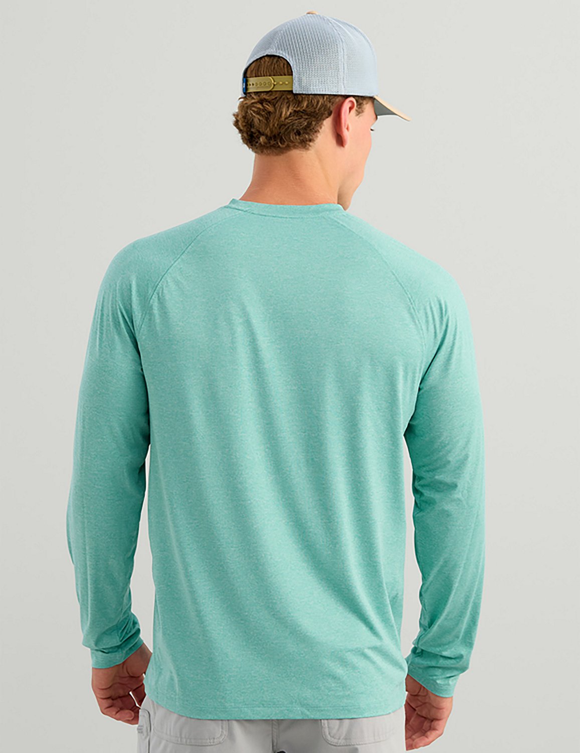 Huk Men's Airweight Long Sleeve Crew Shirt - view number 2