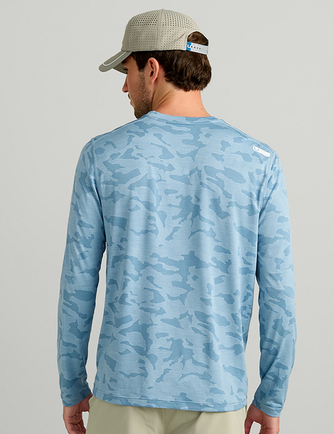 Huk Men's Andros Long Sleeve Crew Shirt