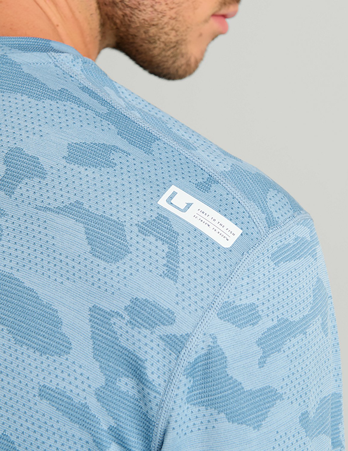 Huk Men's Andros Long Sleeve Crew Shirt