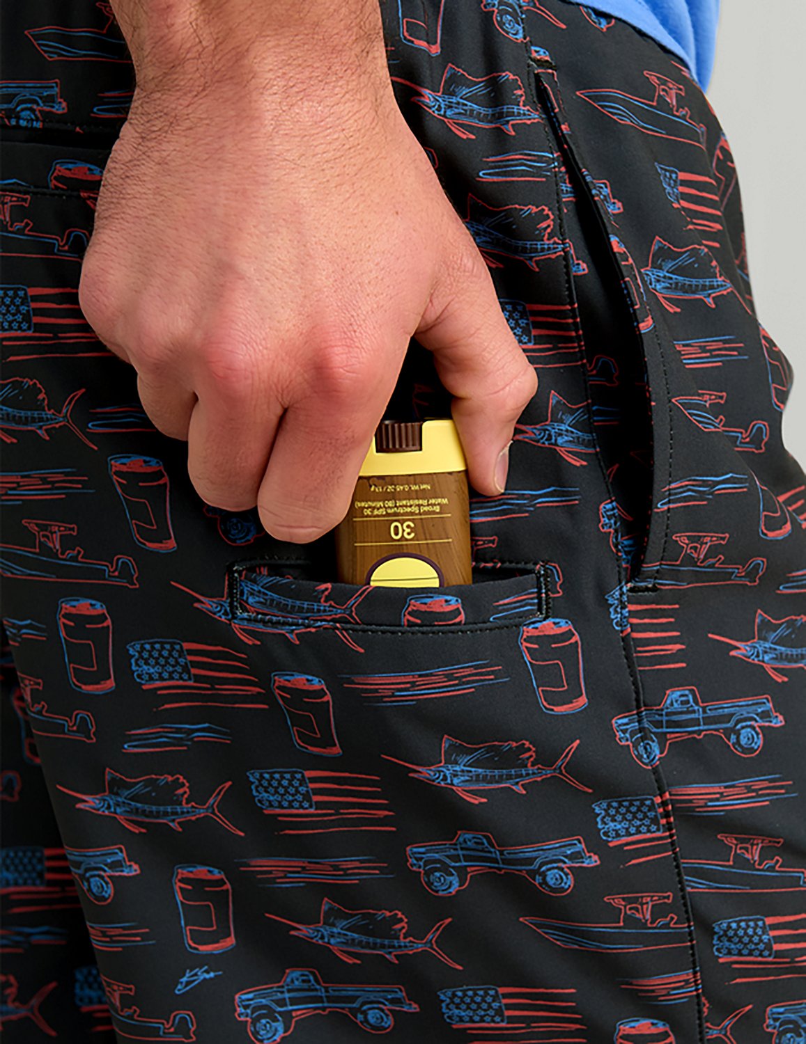 Huk Men's KC Scott© Pursuit Volley Swim Shorts - view number 3