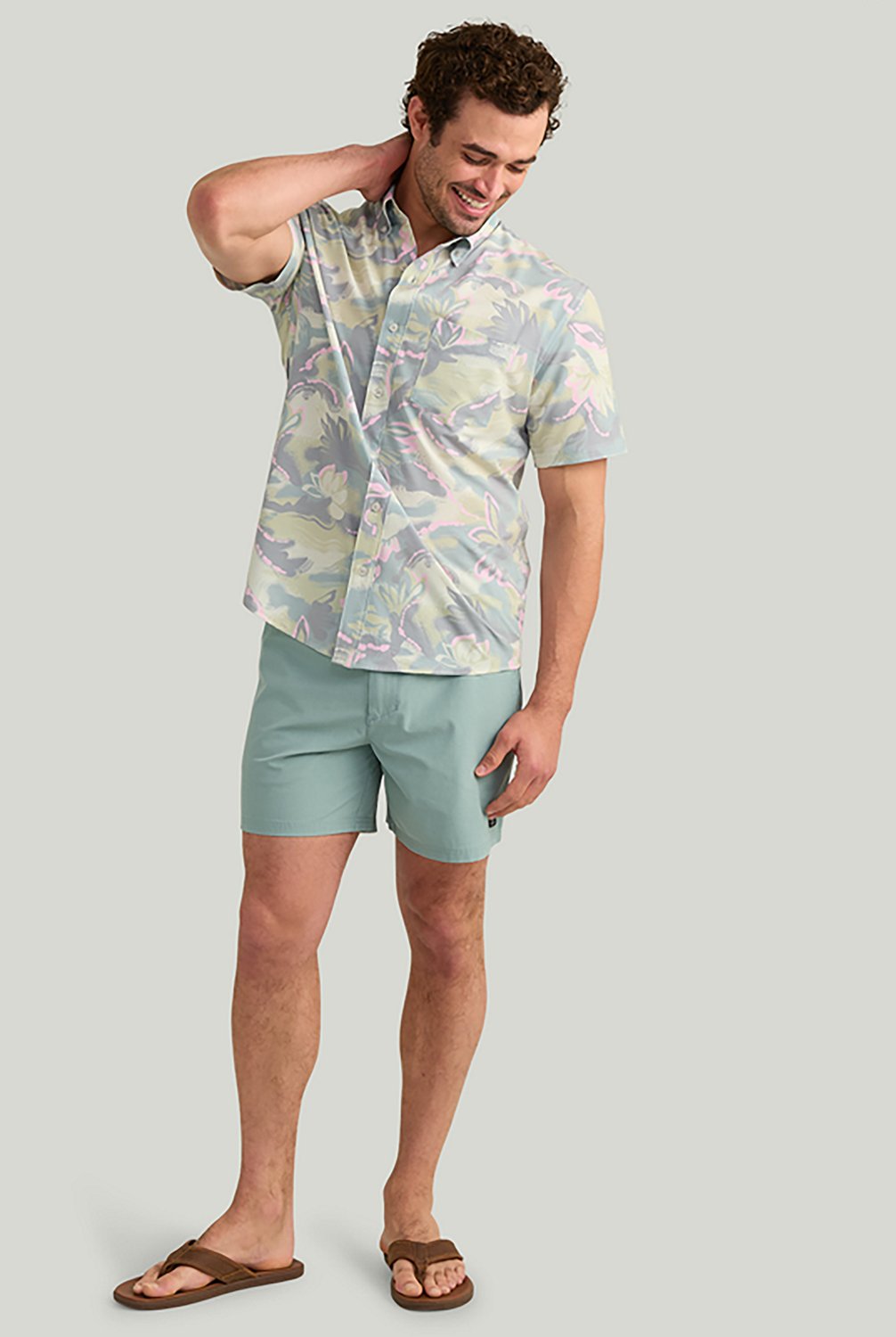Huk Men's Shoreside Solid Shorts 6 in - view number 5
