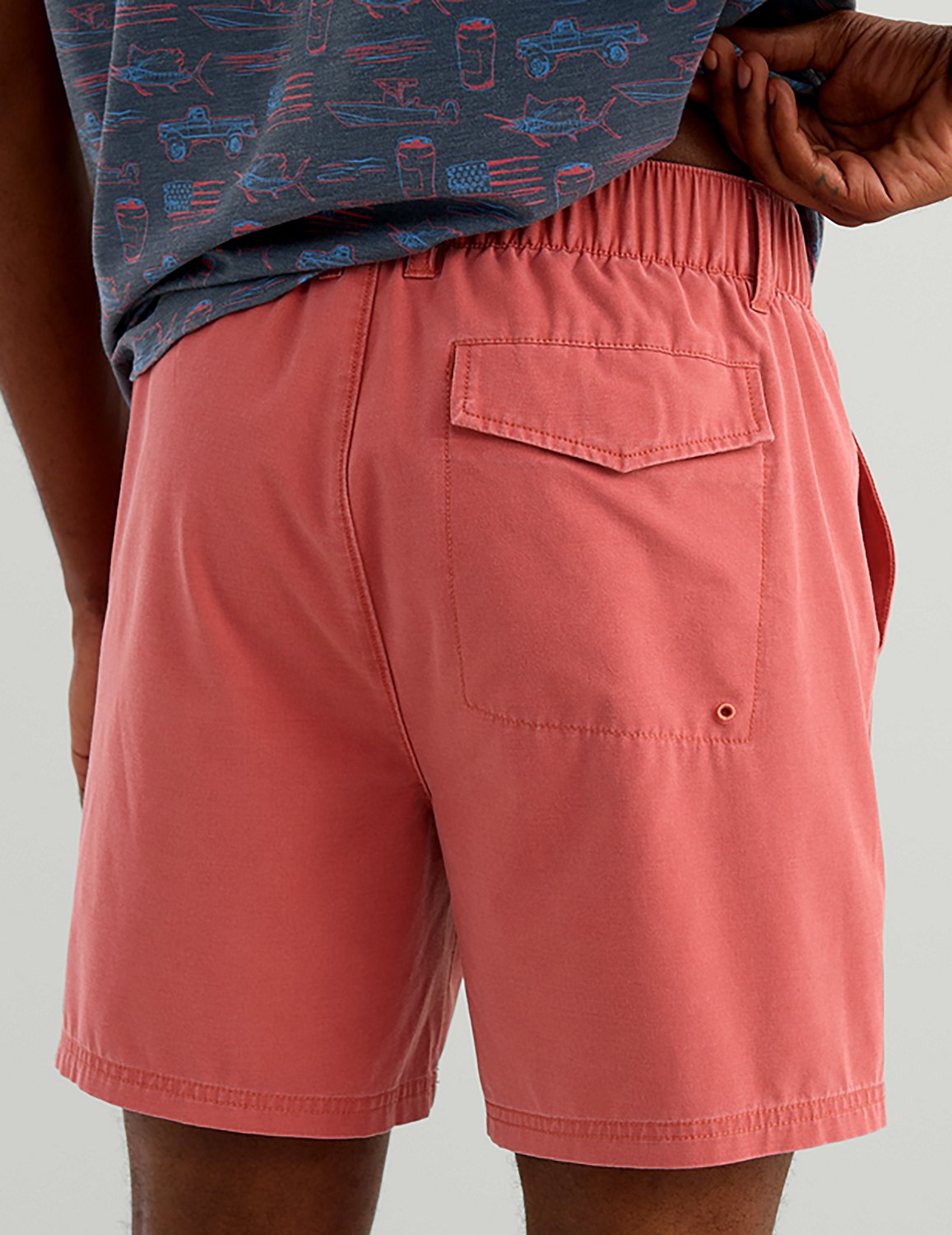 Huk Men's Shoreside Solid Shorts 6 in - view number 2