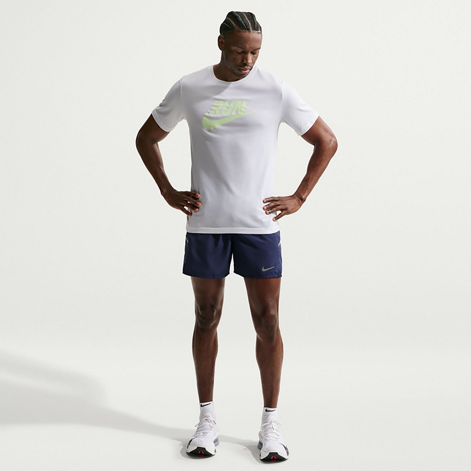 Nike Men's Dri-FIT Miler Brief-Lined Running Shorts 5 in. - view number 3