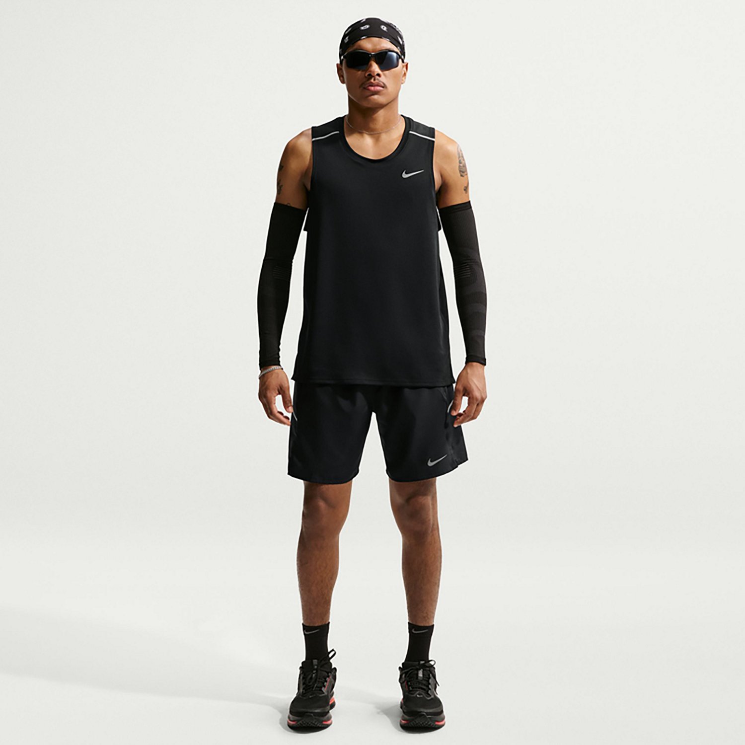 Nike Men's Dri-FIT Miler Brief-Lined Running Shorts 7 in. - view number 2