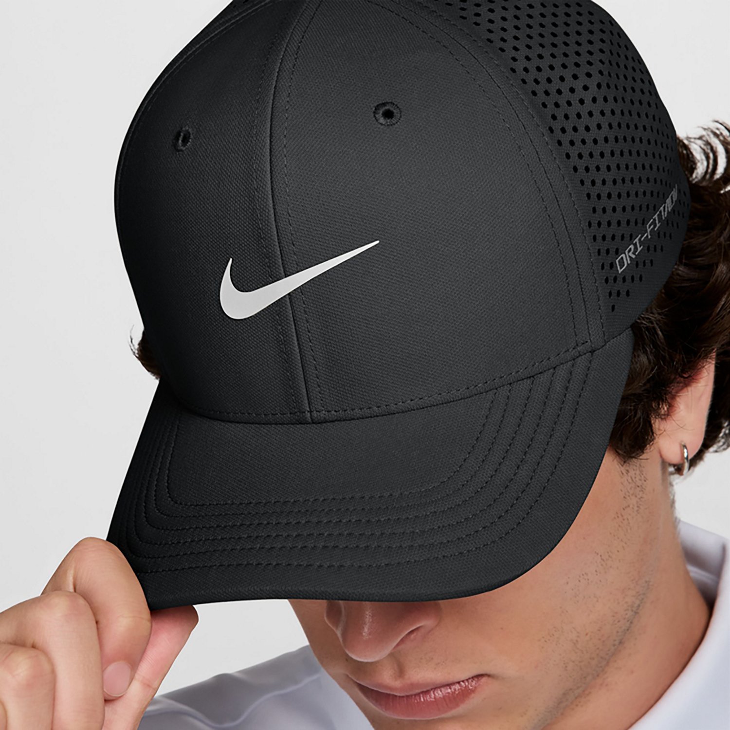 Nike Men's Dri-FIT ADV Rise SwooshFlex Structured Golf Cap - view number 3