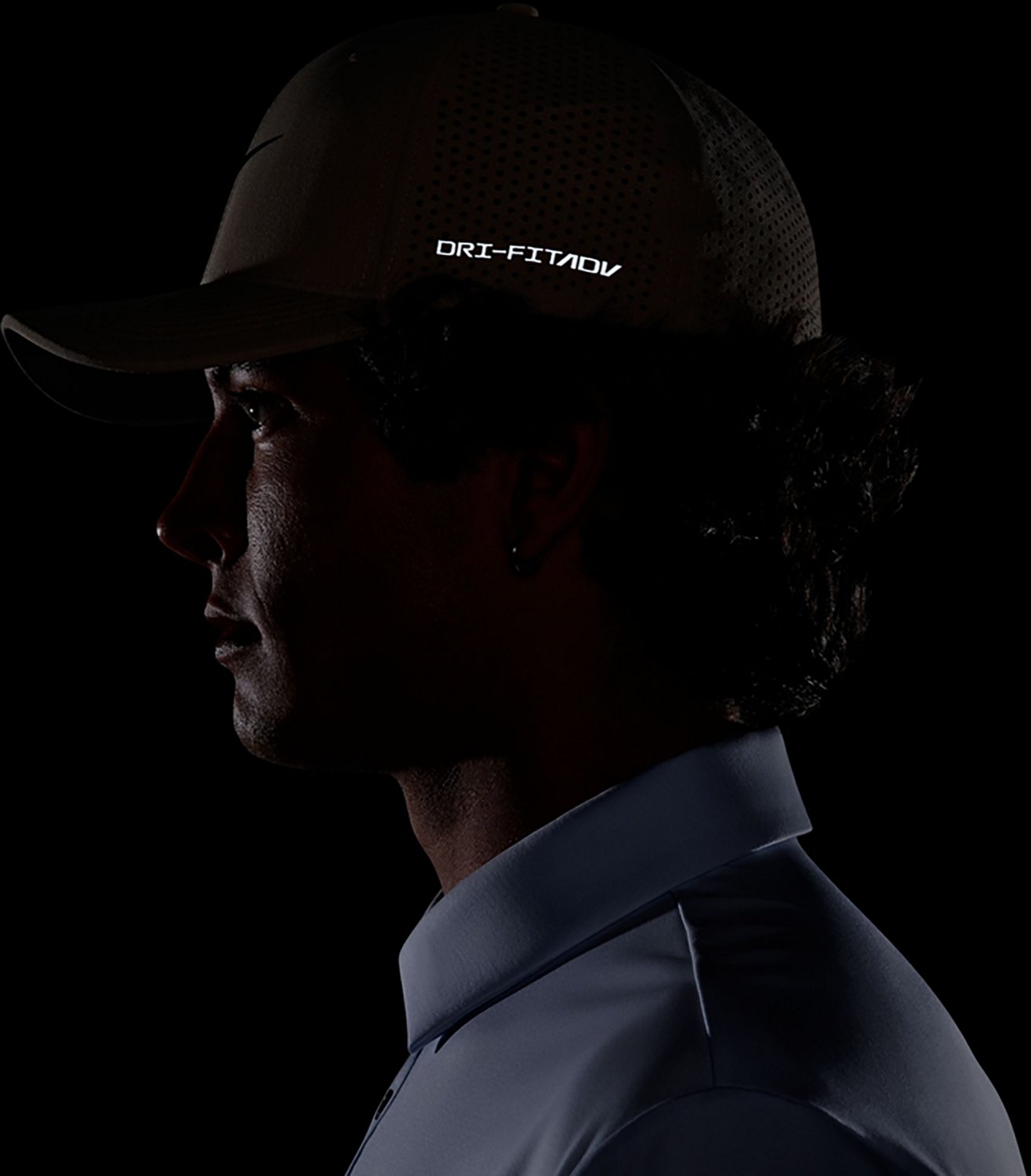 Nike Men's Dri-FIT ADV Rise SwooshFlex Structured Golf Cap - view number 5