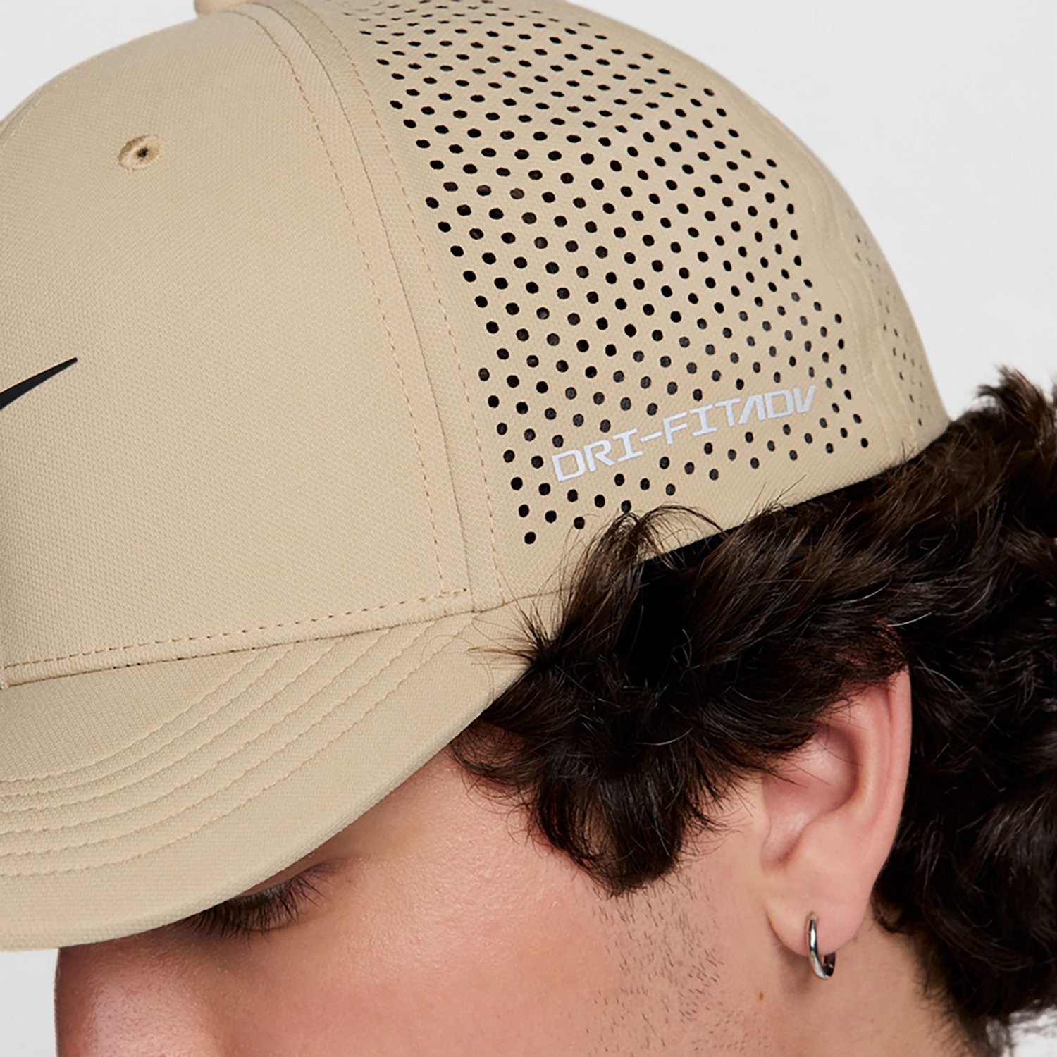 Nike Men's Dri-FIT ADV Rise SwooshFlex Structured Golf Cap - view number 4