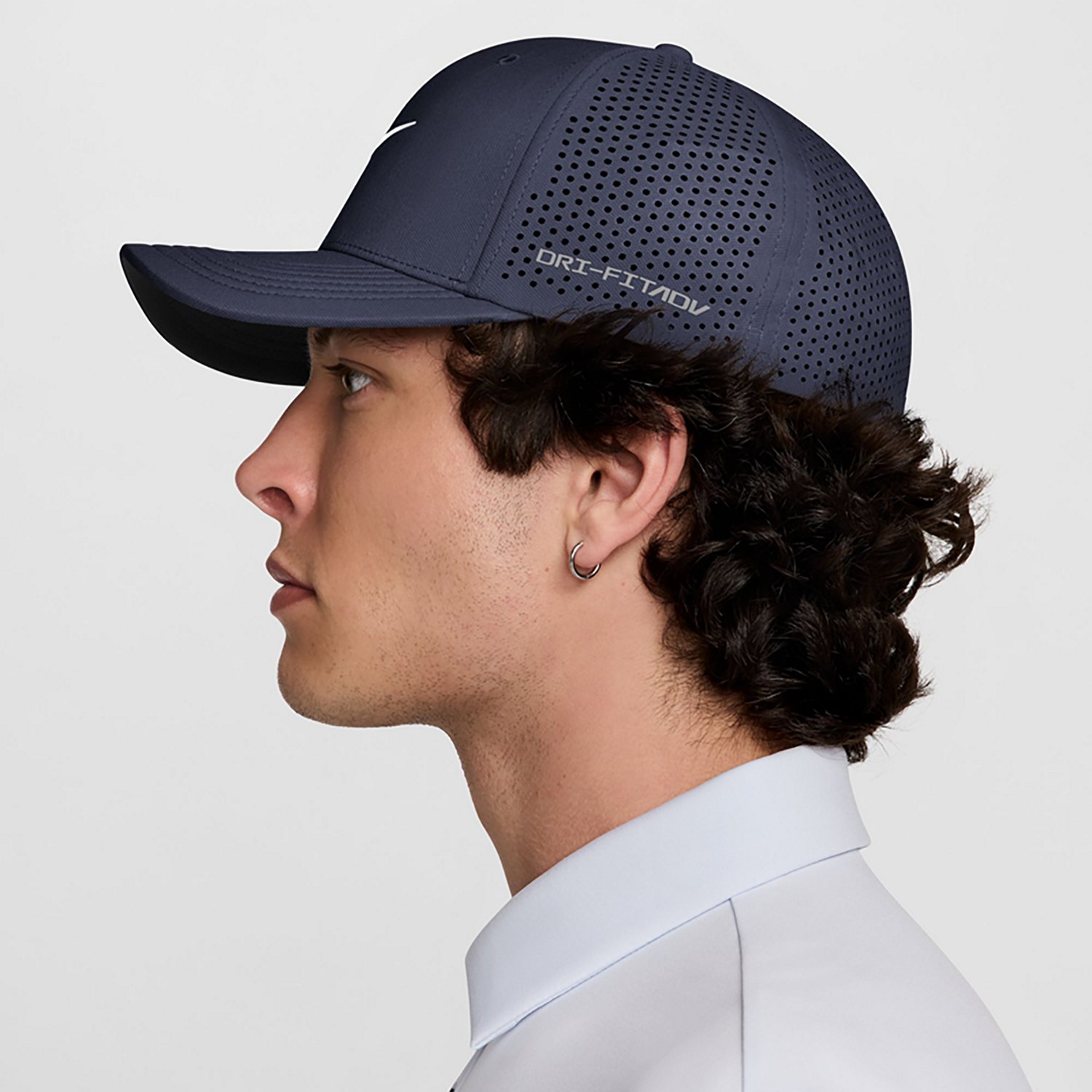 Nike Men's Dri-FIT ADV Rise SwooshFlex Structured Golf Cap - view number 3