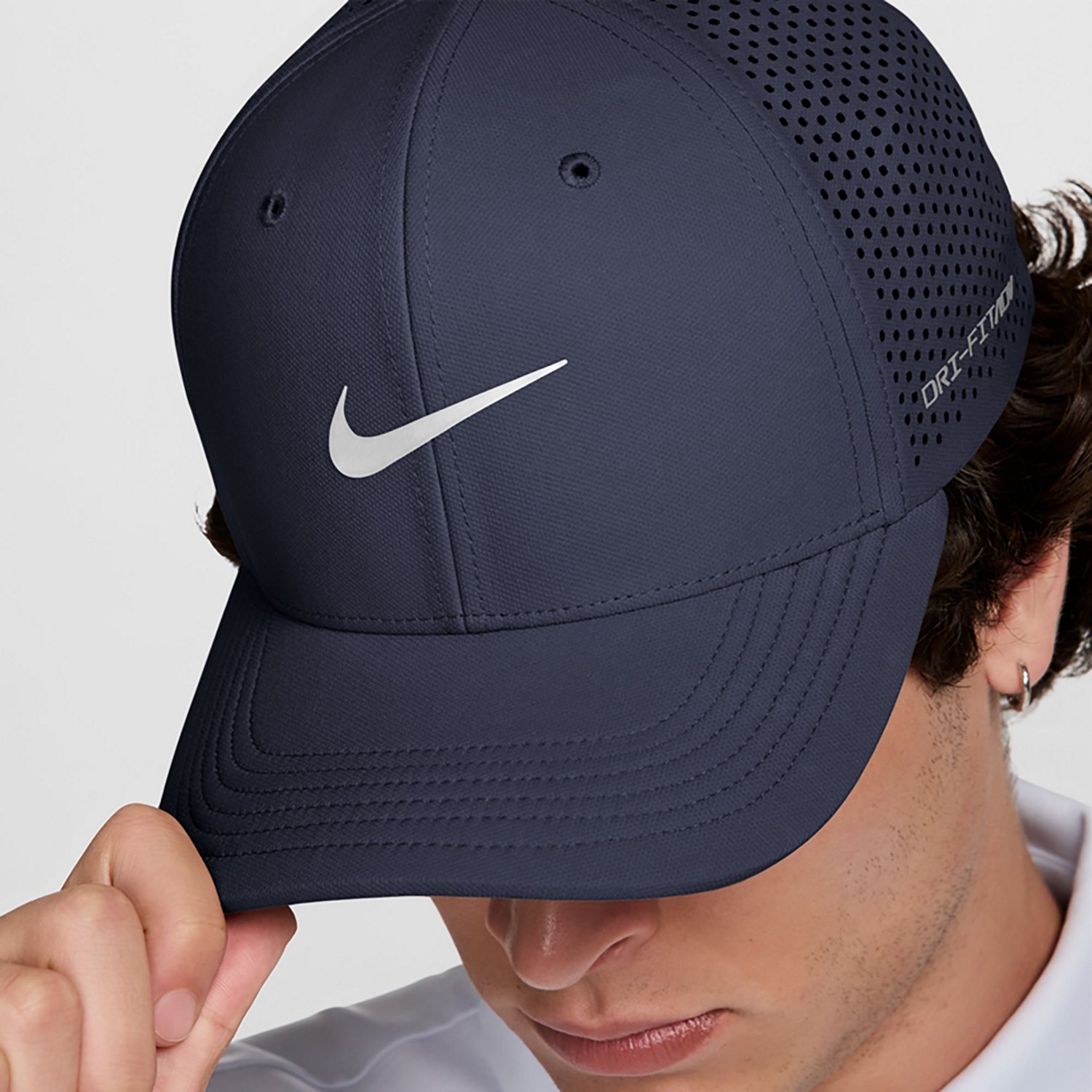Nike Men's Dri-FIT ADV Rise SwooshFlex Structured Golf Cap - view number 4