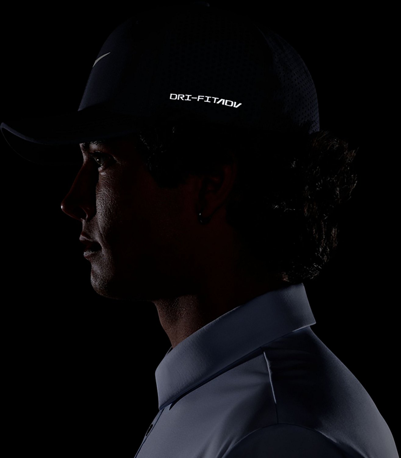 Nike Men's Dri-FIT ADV Rise SwooshFlex Structured Golf Cap - view number 5