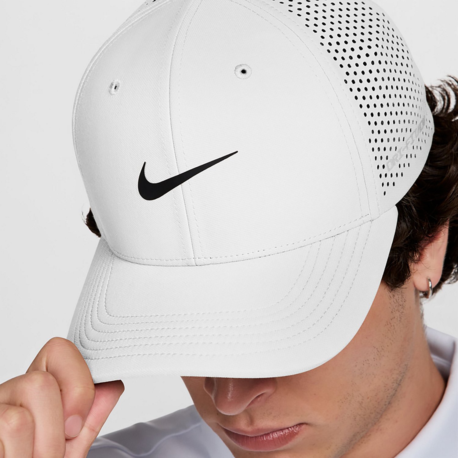 Nike Men's Dri-FIT ADV Rise SwooshFlex Structured Golf Cap - view number 4