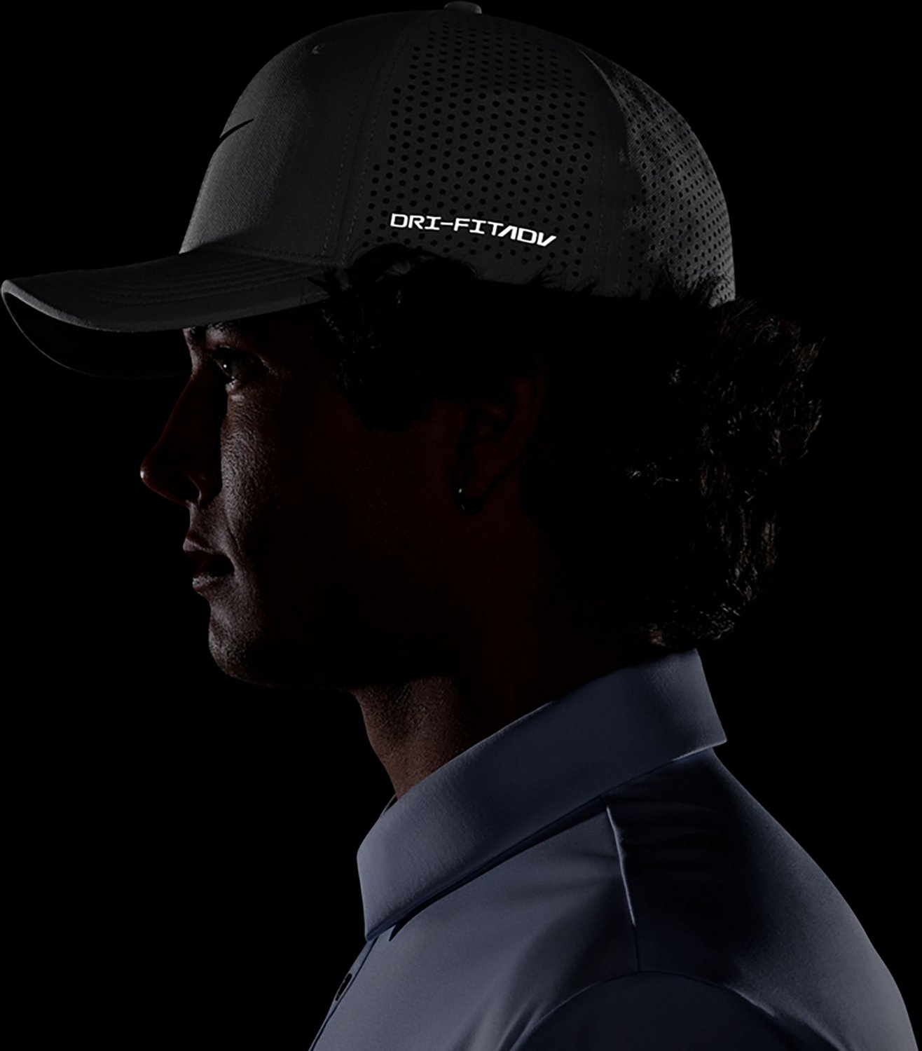 Nike Men's Dri-FIT ADV Rise SwooshFlex Structured Golf Cap - view number 5