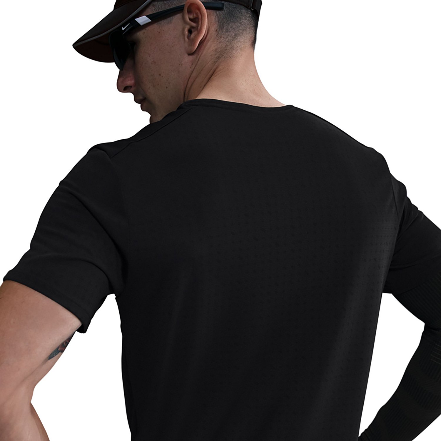 Nike Men's Dri-FIT Breathe Miler Short Sleeve Shirt - view number 4
