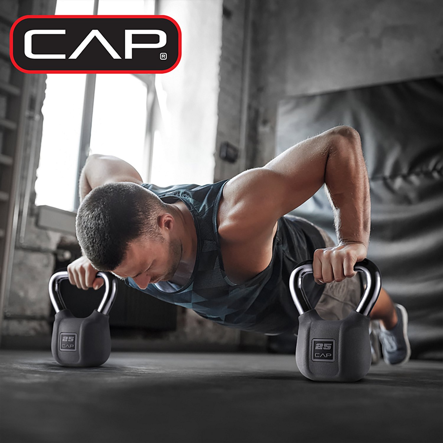 Cap Barbell 30 lb Coated Kettlebell - view number 3