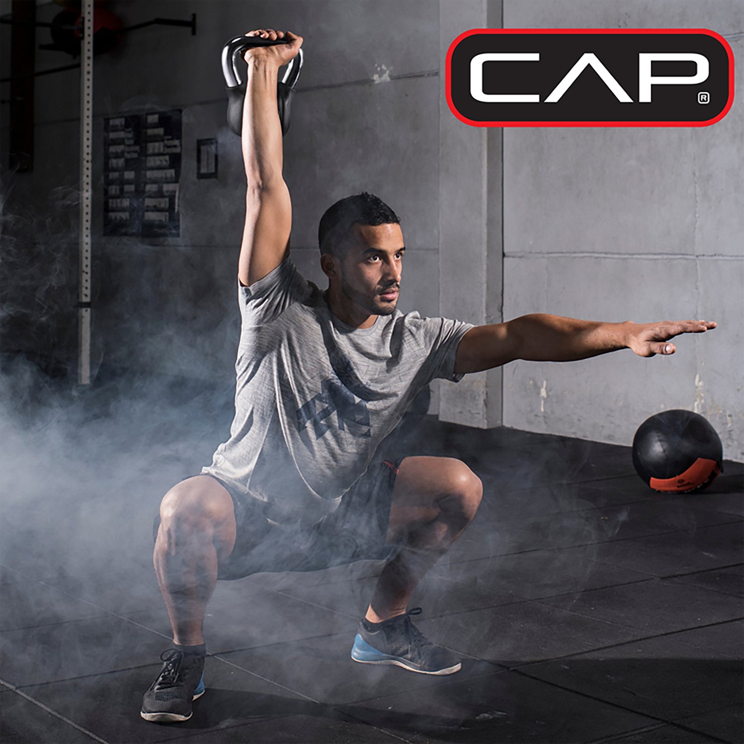 Cap Barbell 30 lb Coated Kettlebell - view number 4