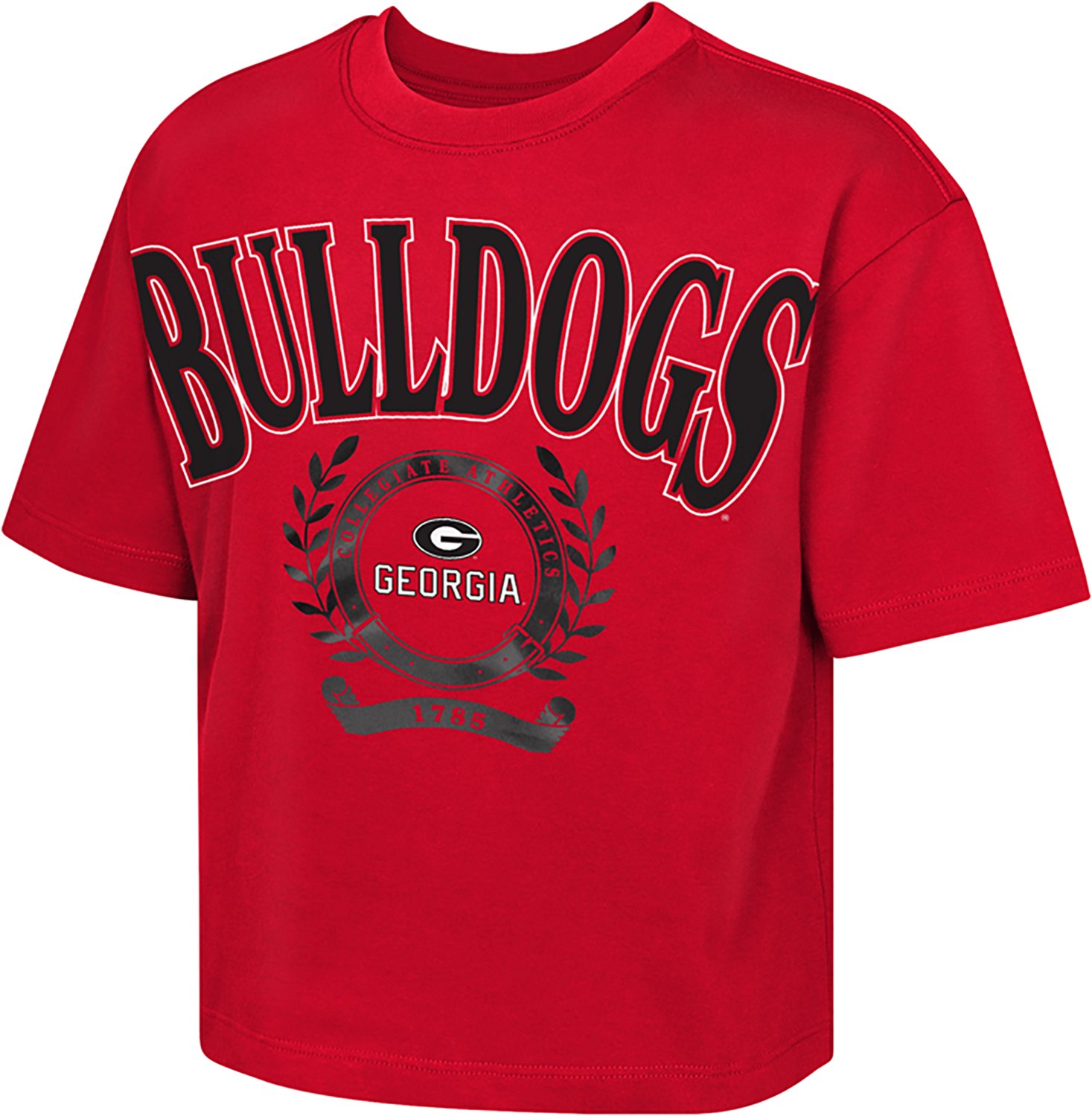 Outerstuff Girls' University of Georgia Can't Lose Boxy Graphic T-shirt