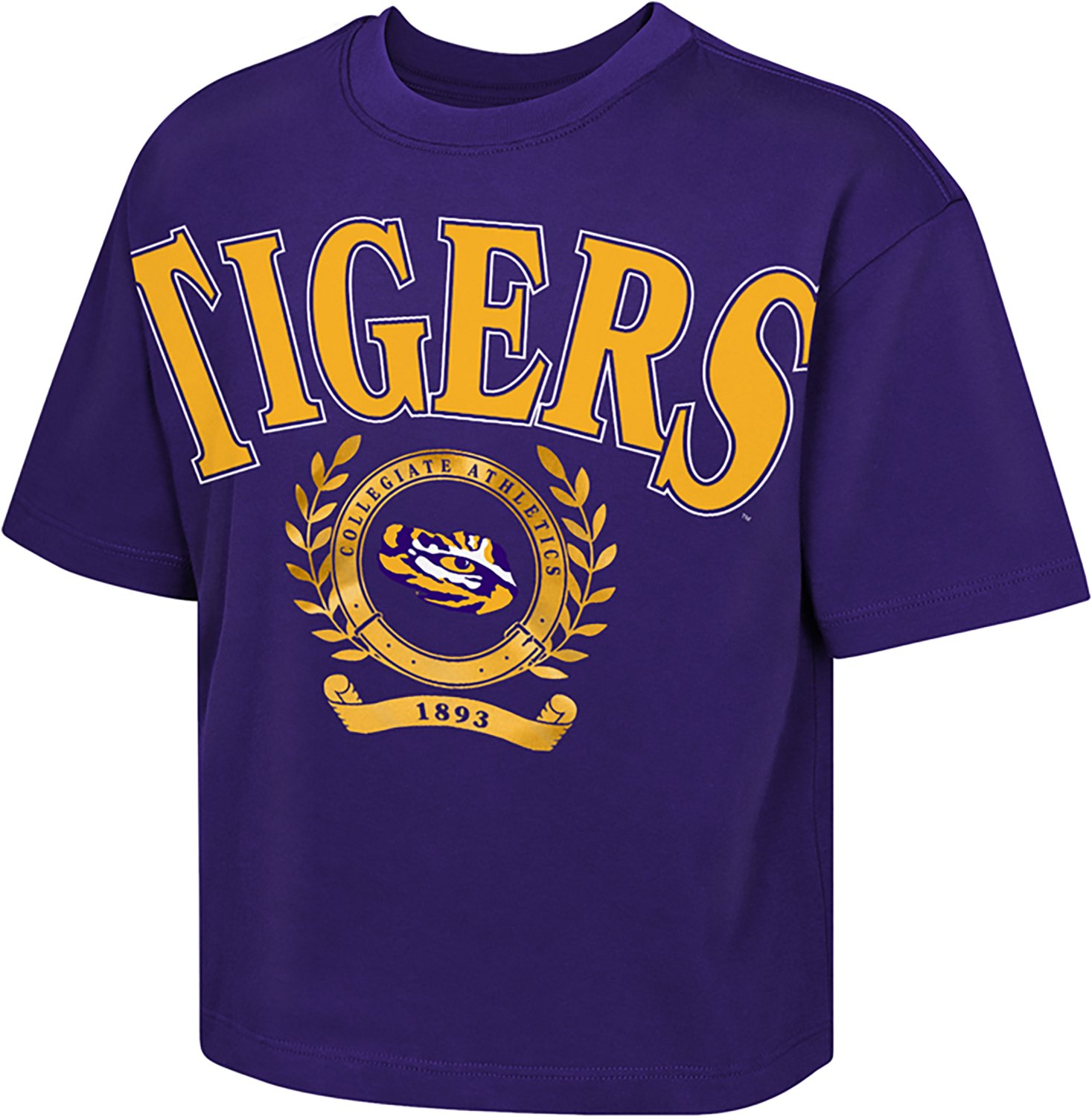 Outerstuff Girls' Louisiana State University Can't Lose Boxy Graphic T-shirt