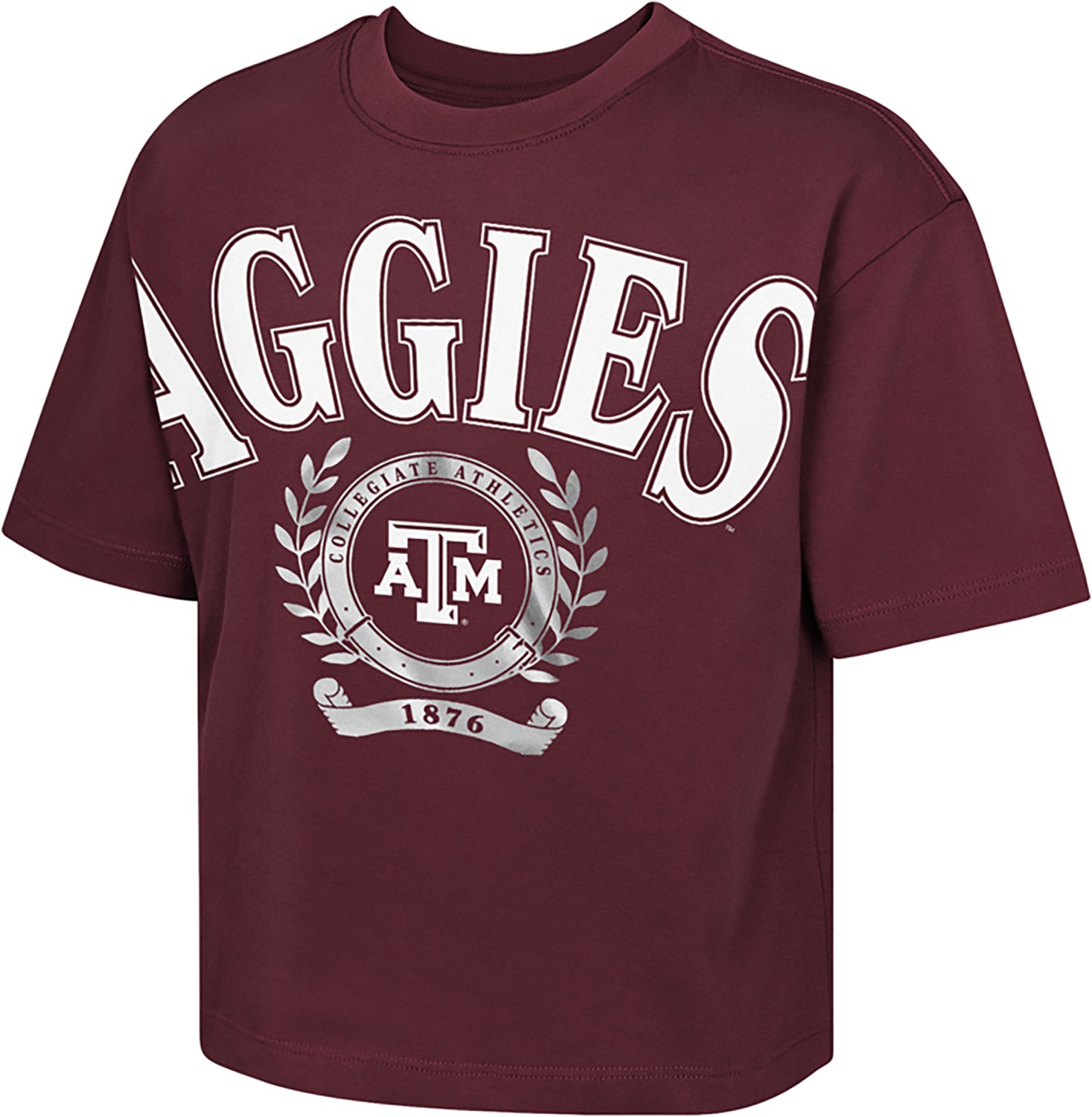 Outerstuff Girls' Texas A&M University Can't Lose Boxy Graphic T-shirt