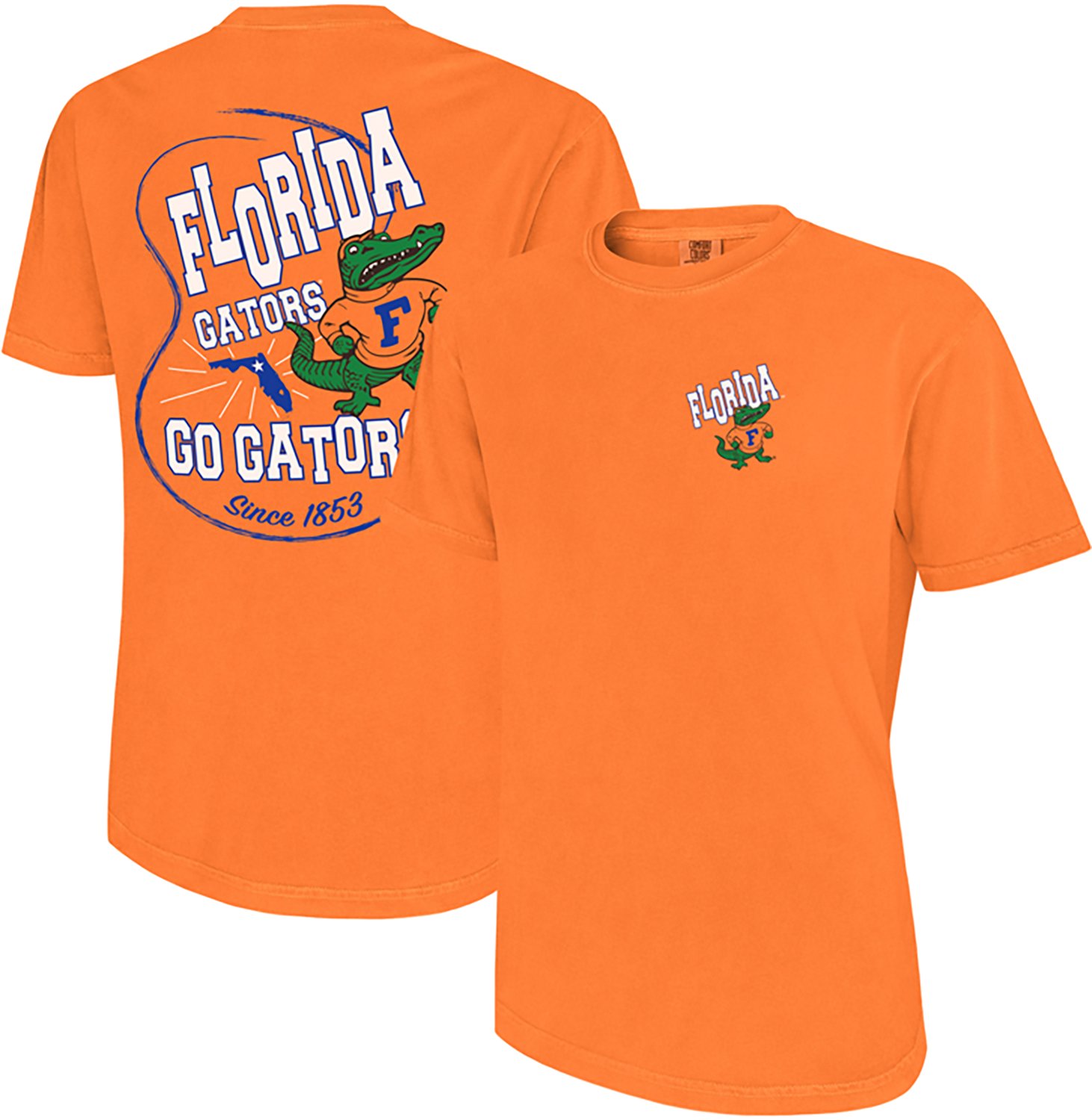 The Victory Men's University of Florida Mascot Loop Comfort Colors DS T-shirt