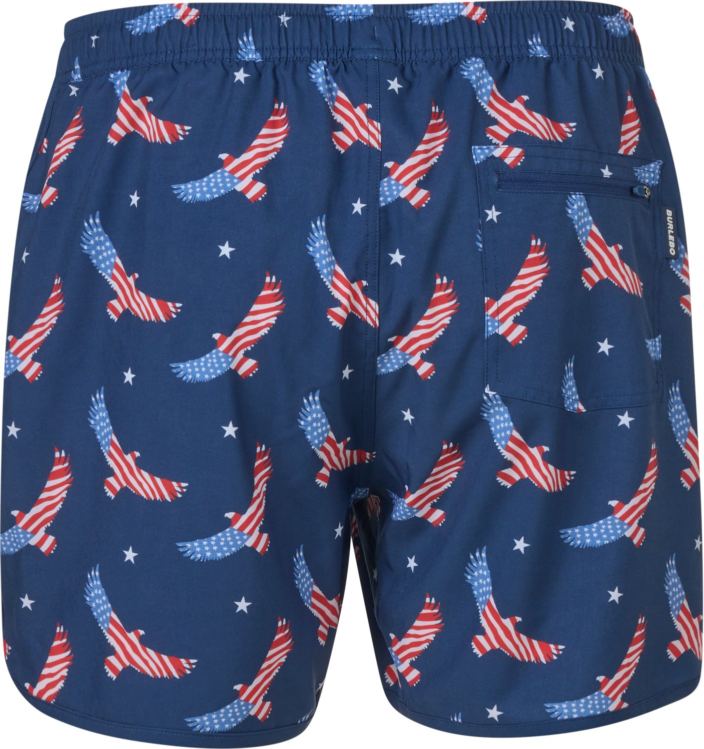 BURLEBO Men's Swim Trunks 6.25 in - view number 2