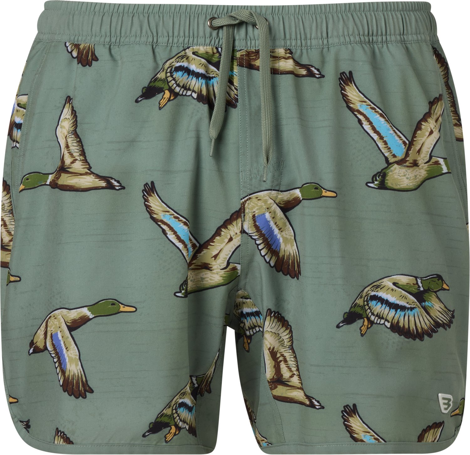 BURLEBO Men's Swim Trunks 6.25 in