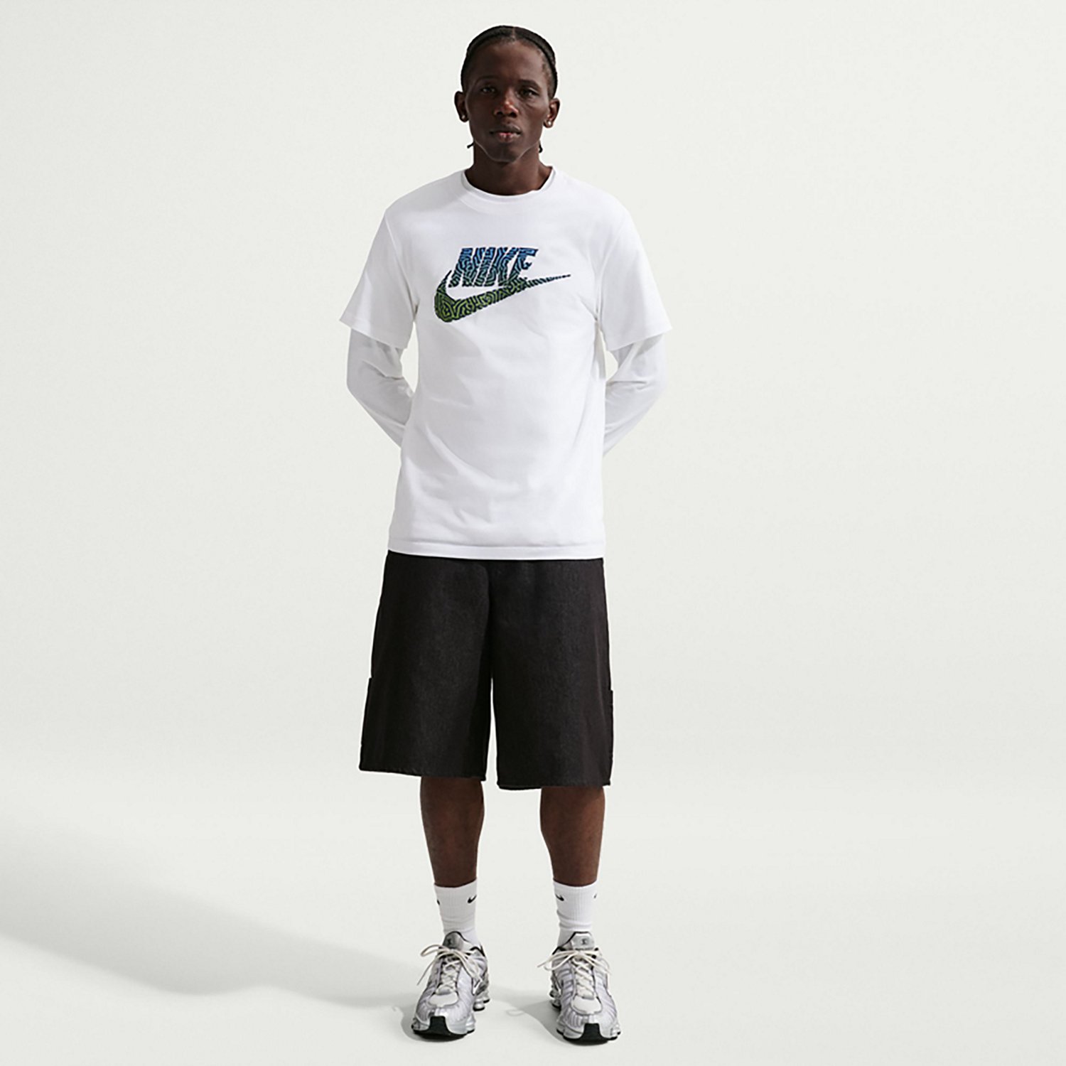 Nike Men's Sportswear Futura Fill HBR T-Shirt - view number 7