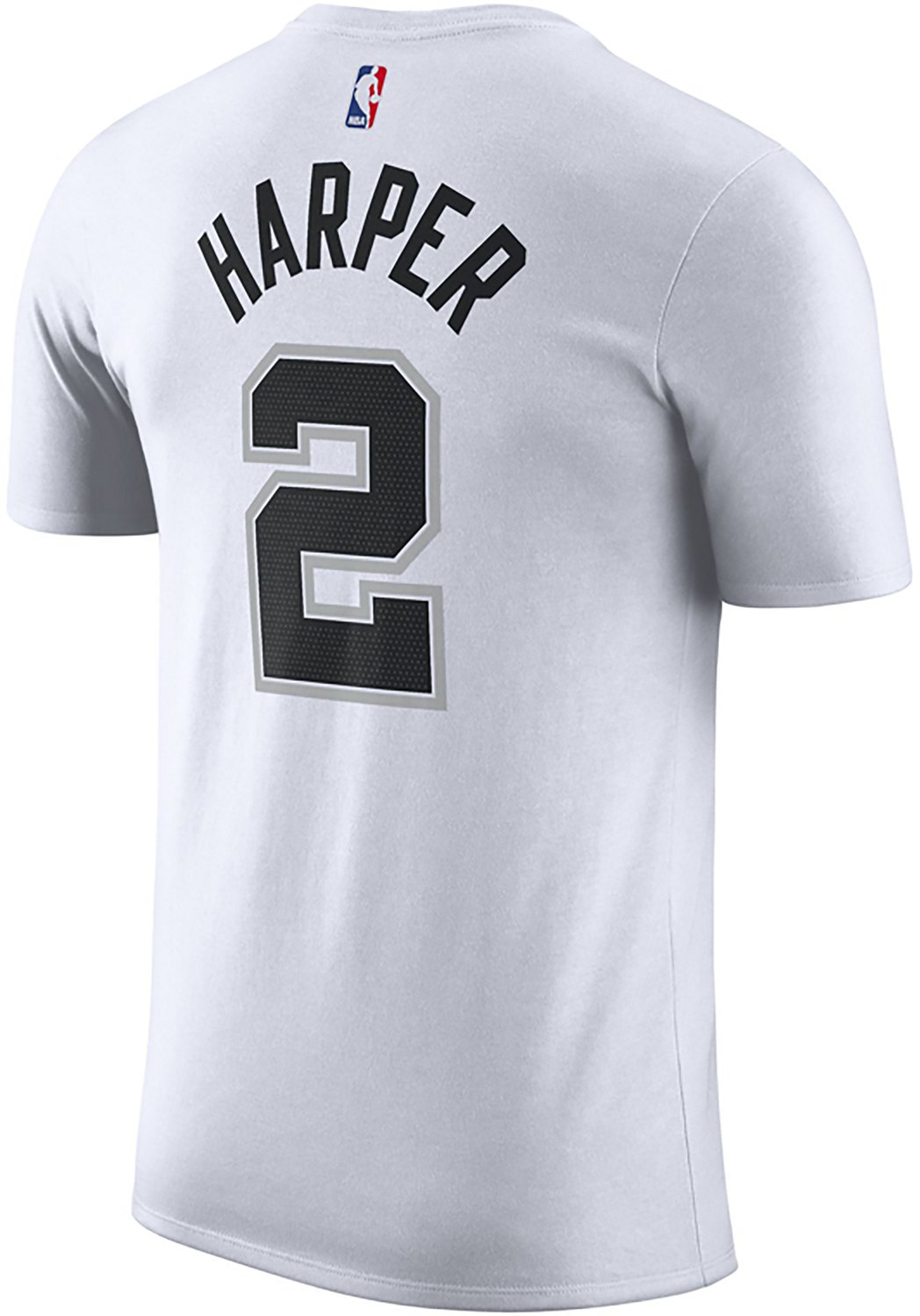 Nike Men's San Antonio Spurs Dylan Harper Essential Name and Number Short Sleeve T-shirt