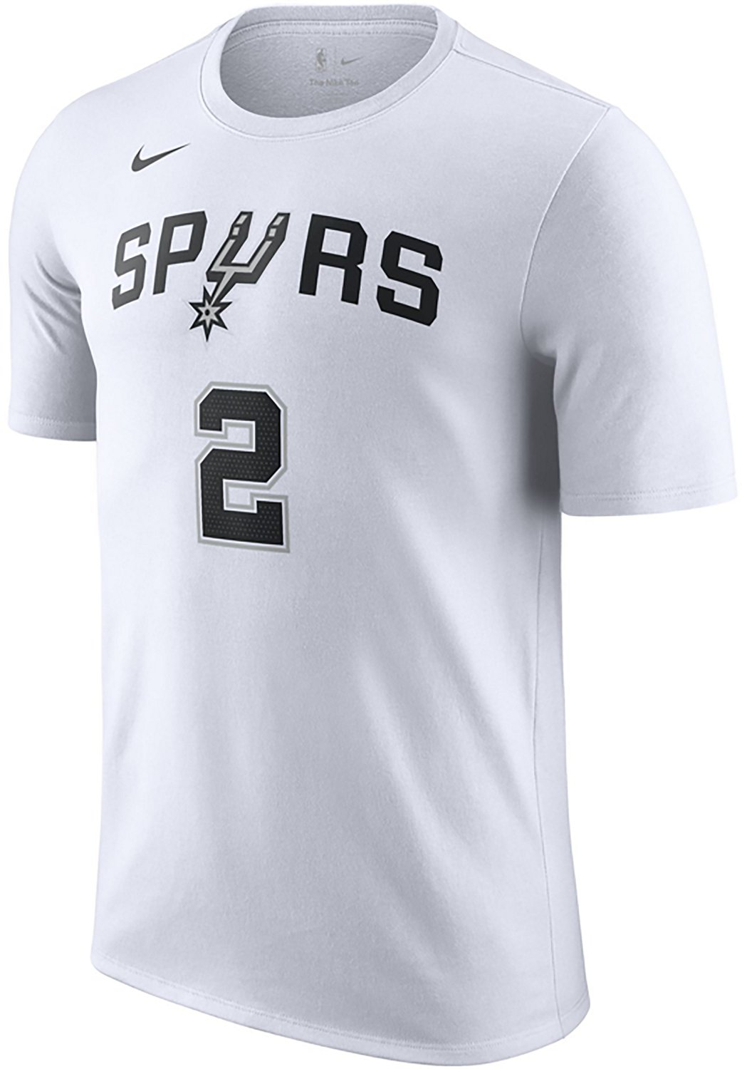 Nike Men's San Antonio Spurs Dylan Harper Essential Name and Number Short Sleeve T-shirt - view number 2
