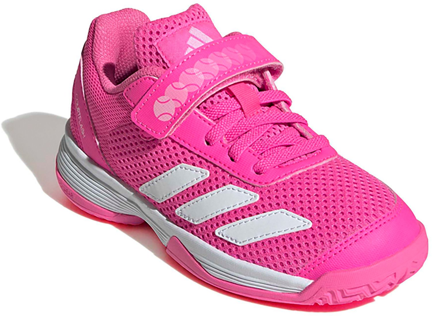 adidas Kids' Courtflash Hook-and-Loop Tennis Shoes - view number 3