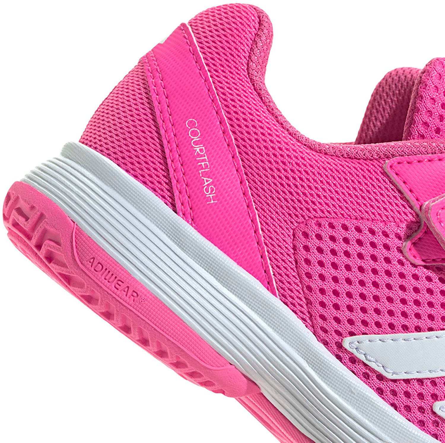 adidas Kids' Courtflash Hook-and-Loop Tennis Shoes - view number 7