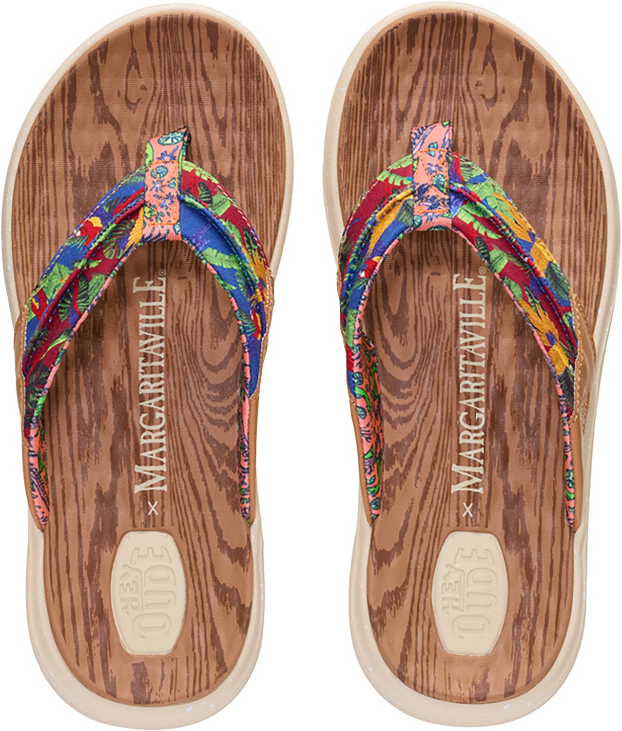 HEYDUDE Men's Finn Flip Margaritaville Flip Flops - view number 5
