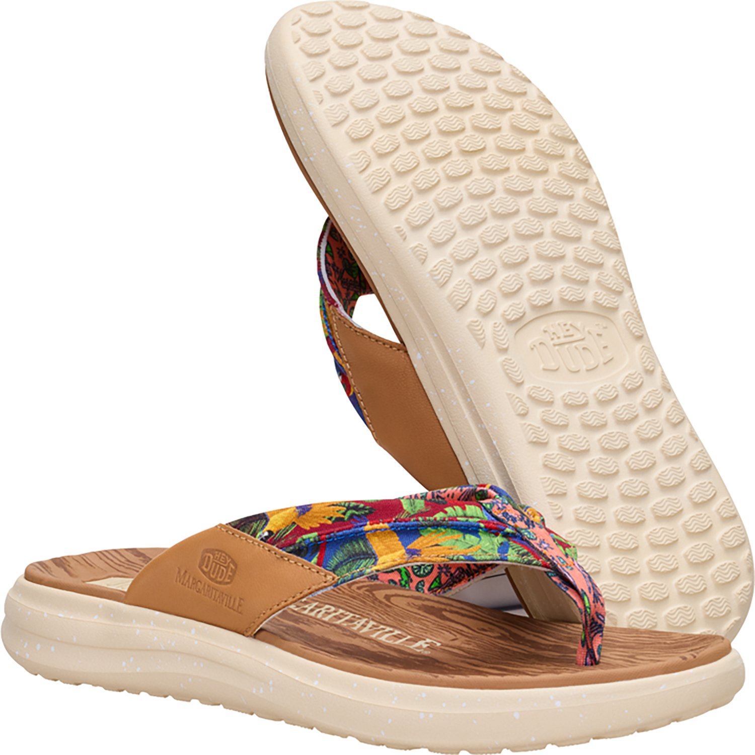 HEYDUDE Men's Finn Flip Margaritaville Flip Flops - view number 6