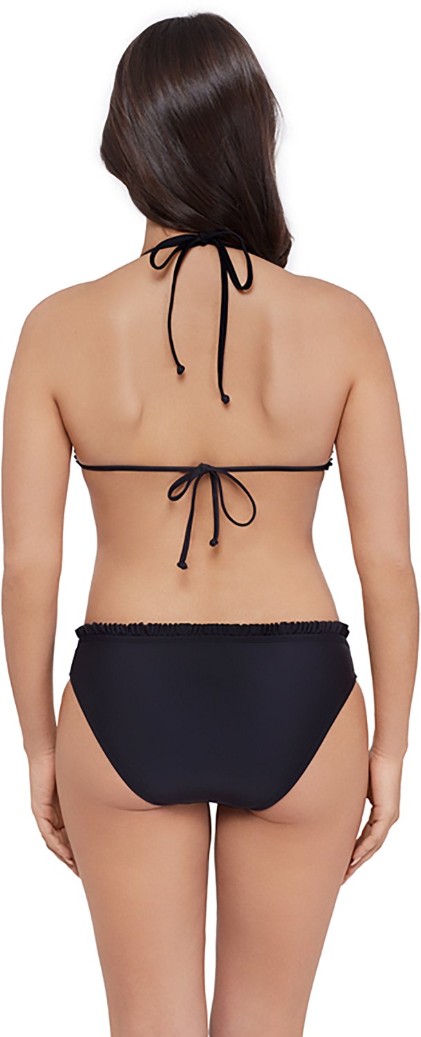 O'Rageous Juniors' Ruffle-Licious Solids Triangle Swim Top - view number 2