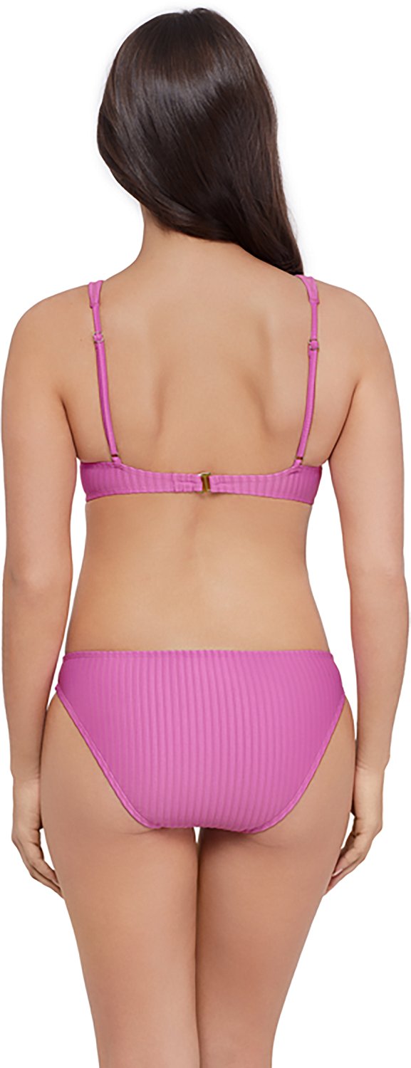 O'Rageous Juniors' Ziggy Rib Plunge Underwire Bikini Top - view number 2