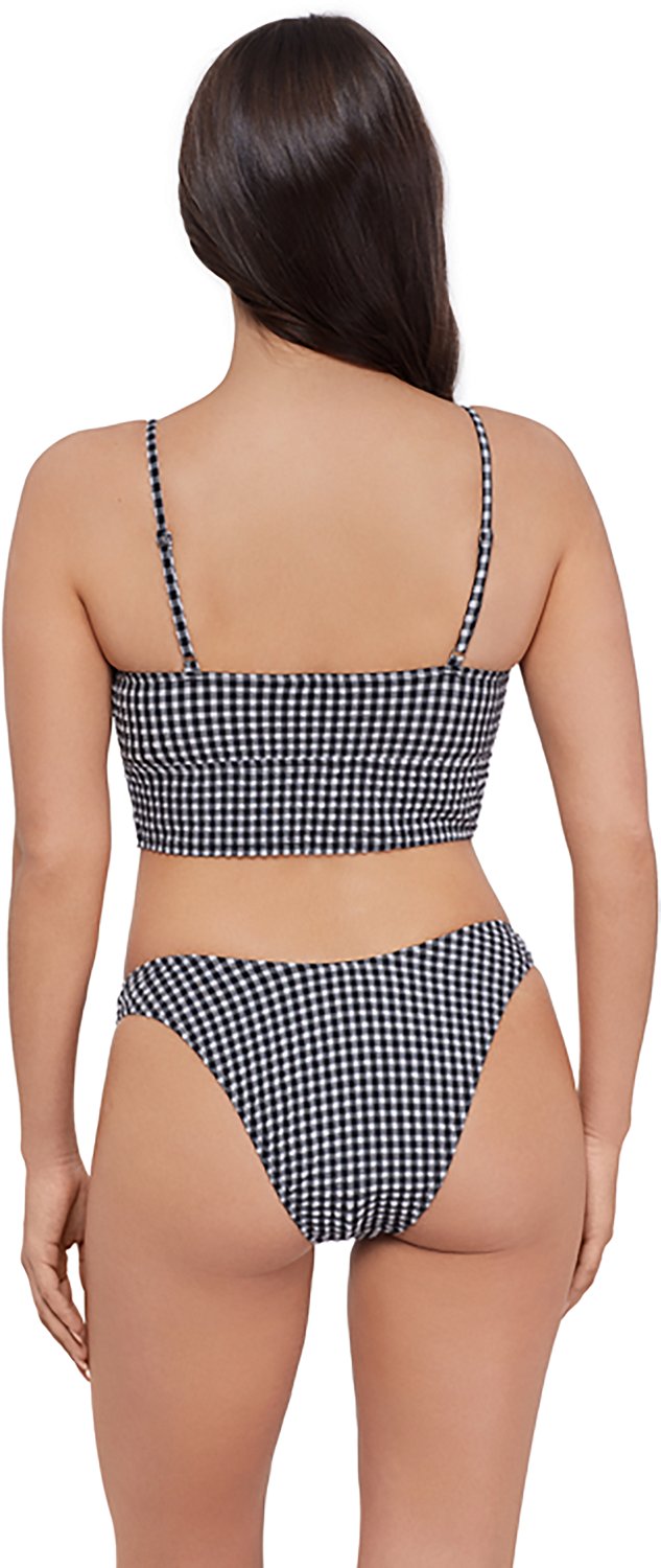 O'Rageous Juniors' Checkmate Tie Front Tankini Swim Top - view number 2