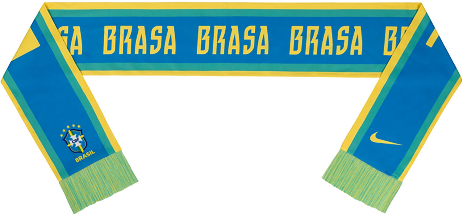 Nike Adults' Brazil Jacquard Local Verbiage Scarf - view number 2