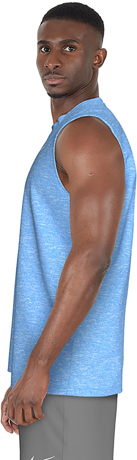 Nike Men's Swim Heather Sleeveless Hydroguard Top - view number 3