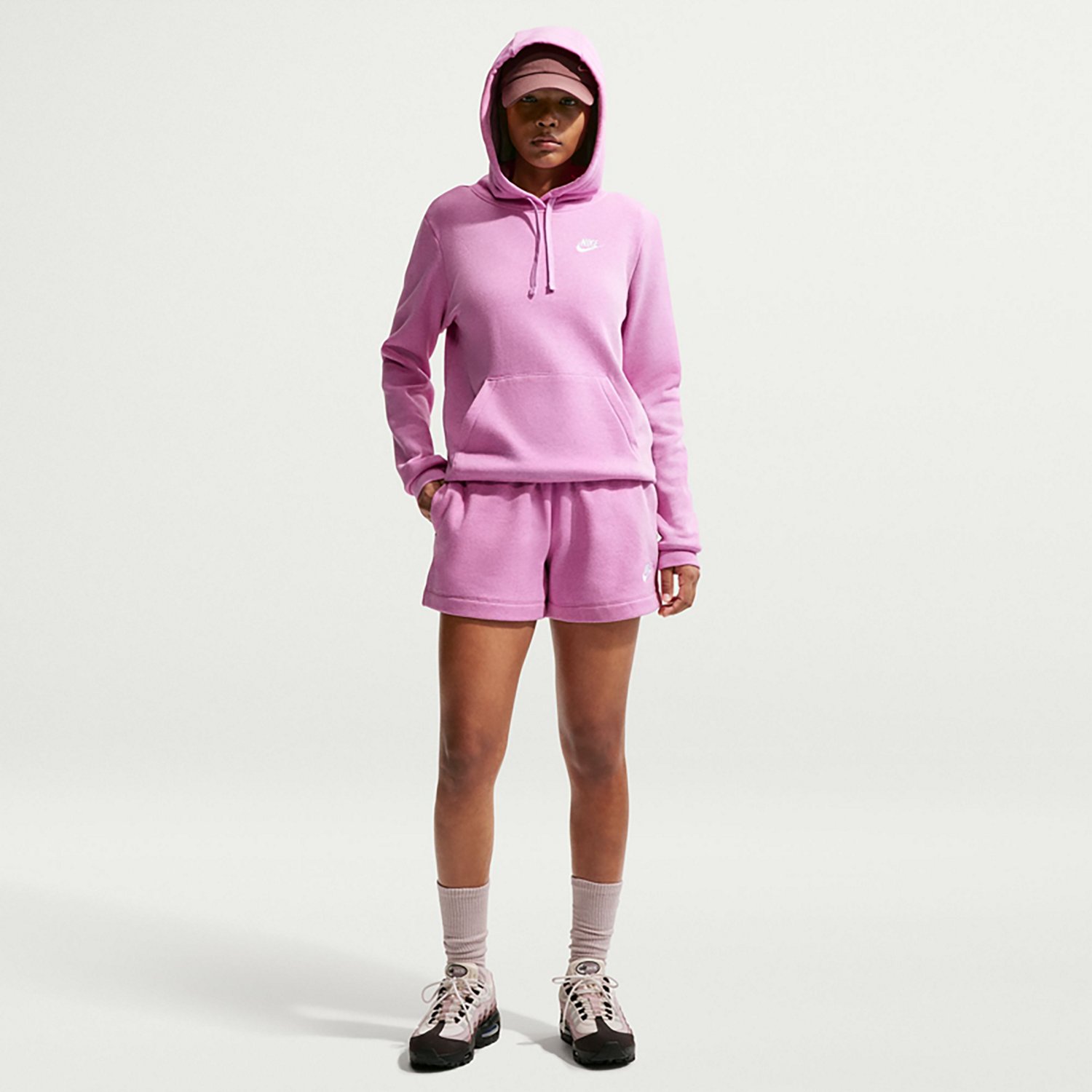 Nike Women's Club Fleece Shorts                                                                                                  - view number 4