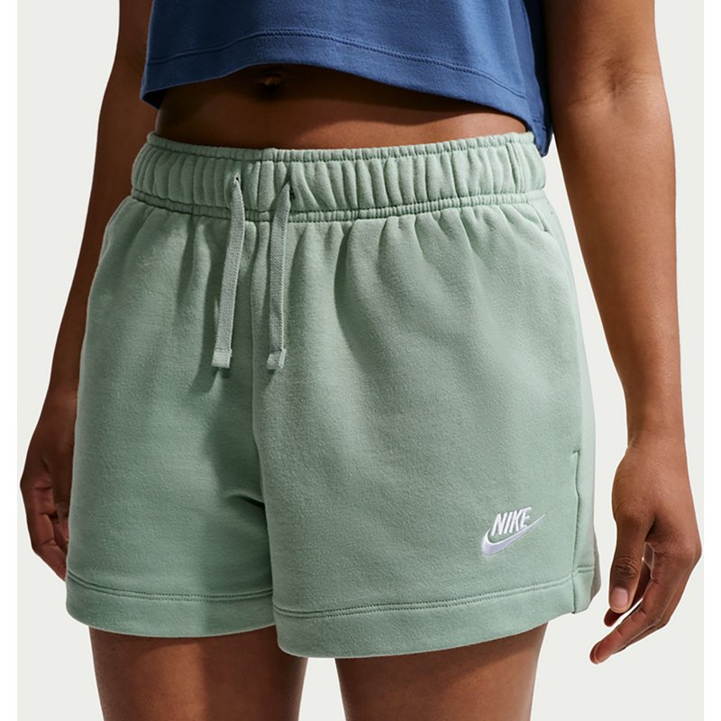 Nike Womens Mid Rise Drawstring Waist Active Pull-On Short, Medium, Green