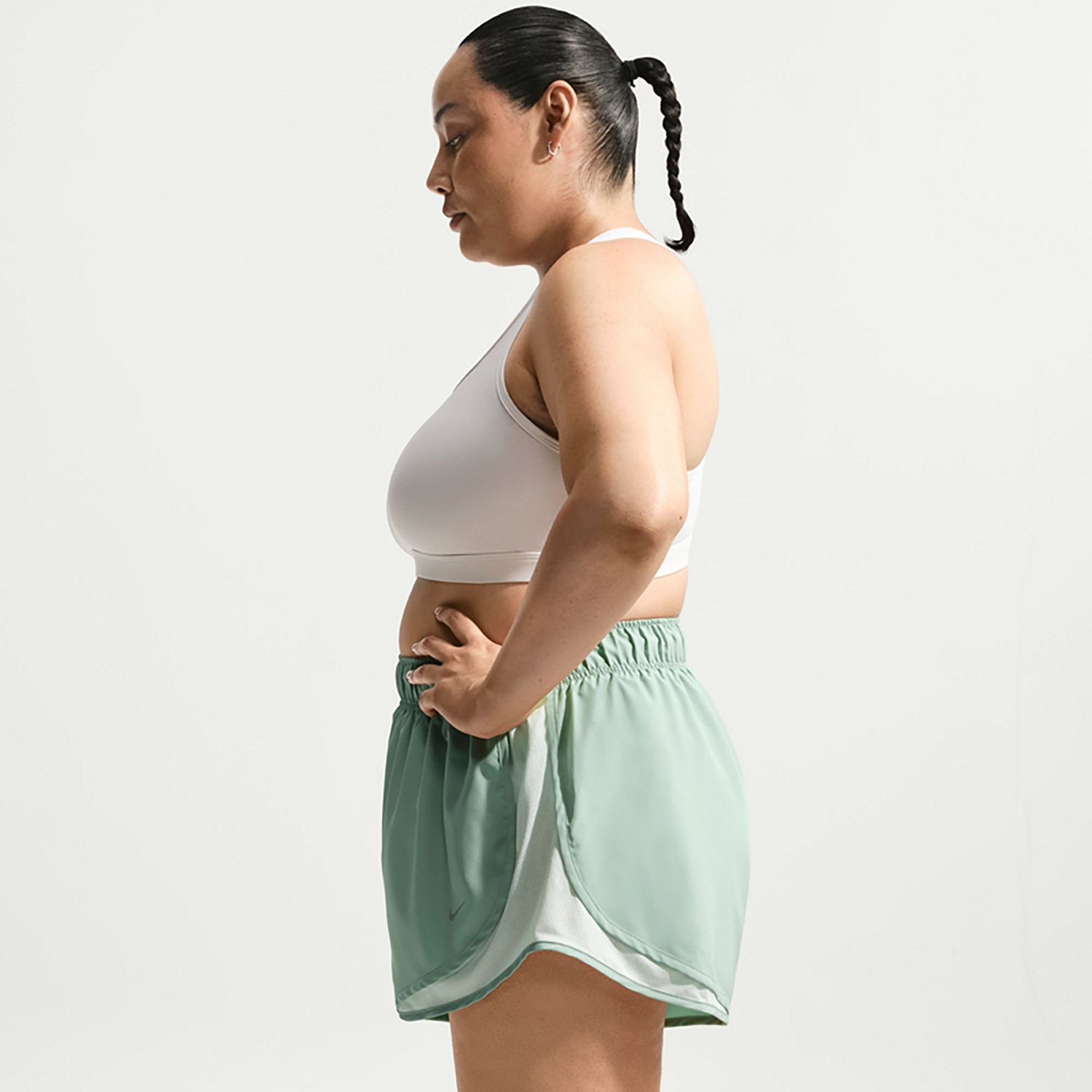 Nike Women's Tempo Dri-FIT Mid Rise Plus Size Running Shorts 3 in - view number 3